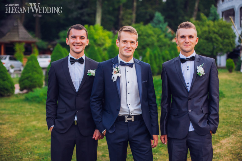 classy groomsmen