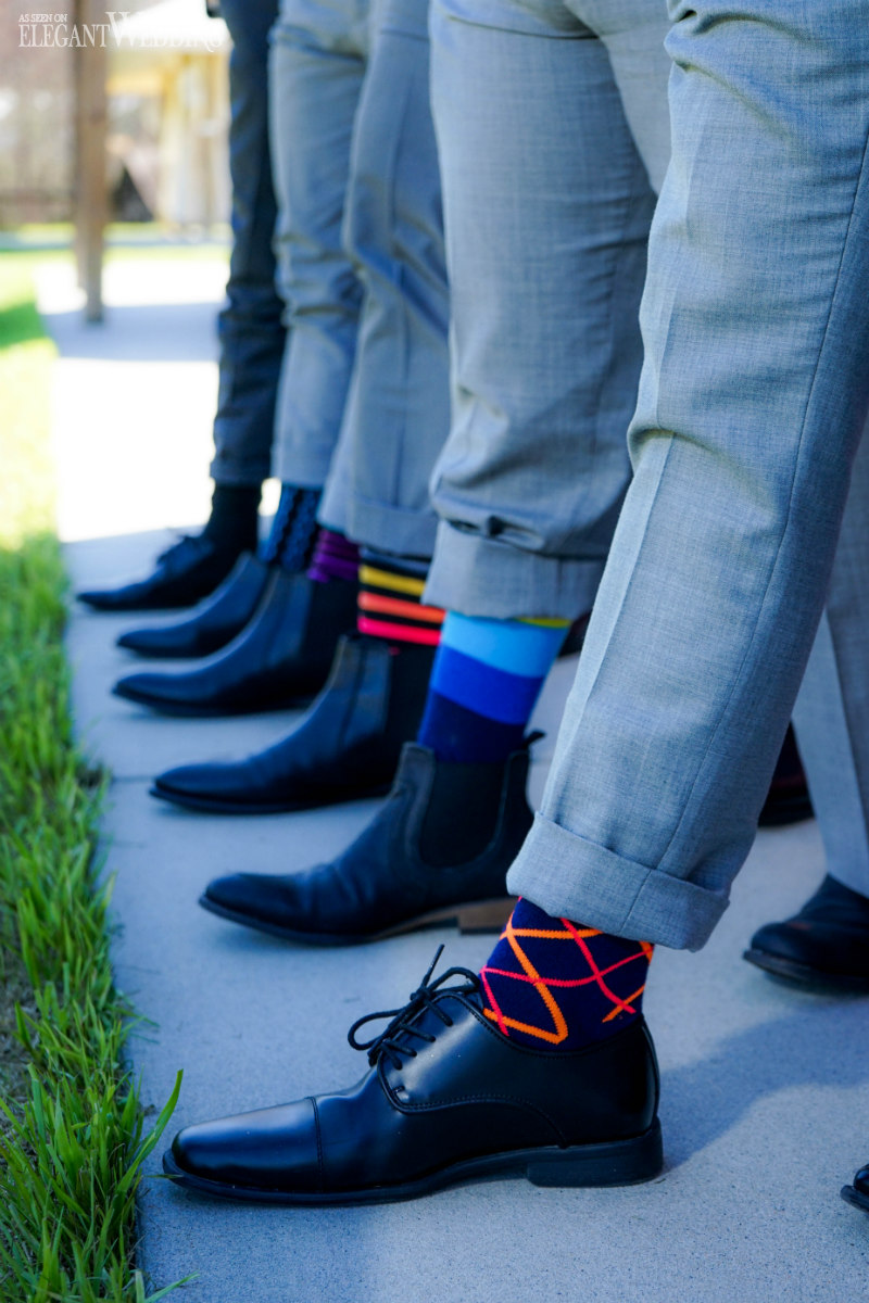 decorative socks for groomsmen