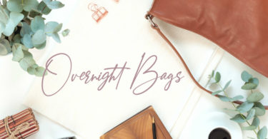 Over night bags for your wedding day