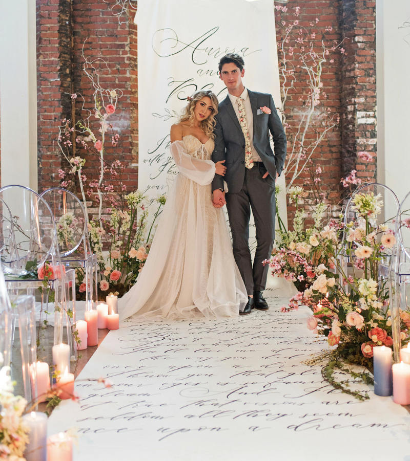 fairytale wedding ceremony inspiration