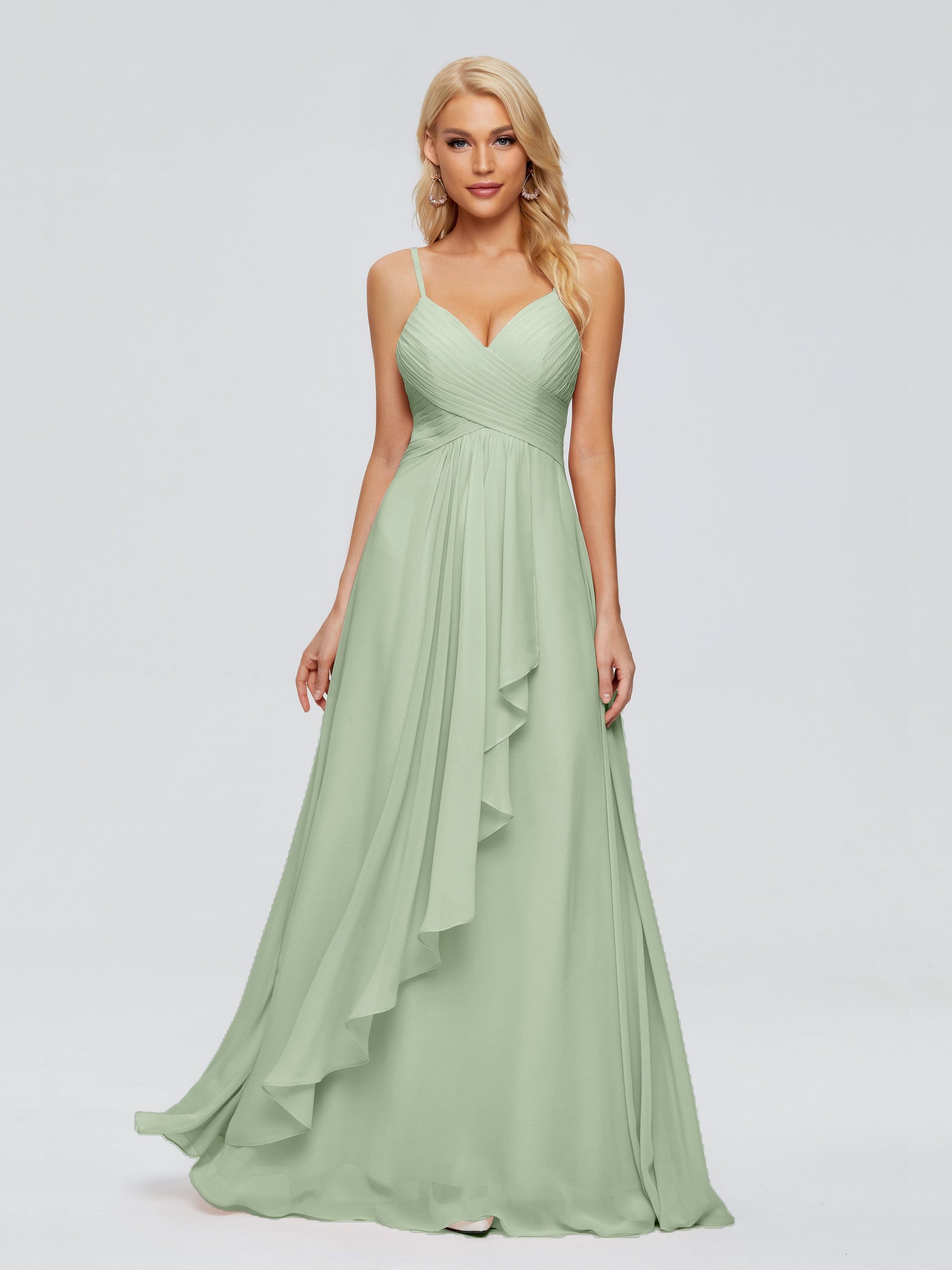 Cicinia bridesmaid dresses in mint