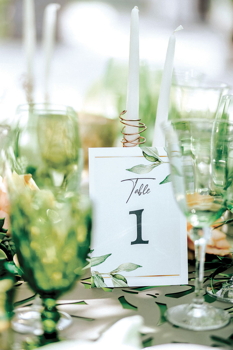 table numbers