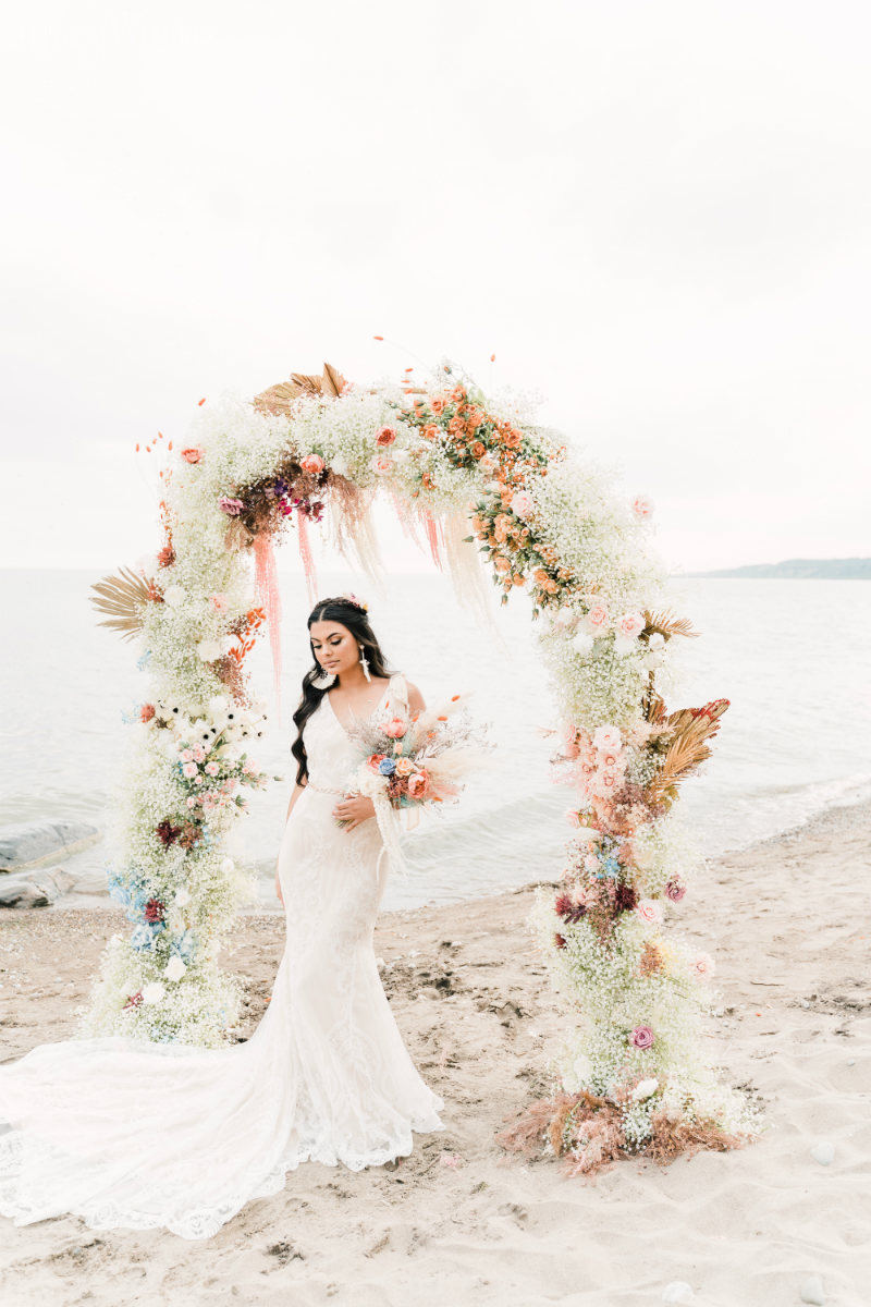 local wedding on the beach