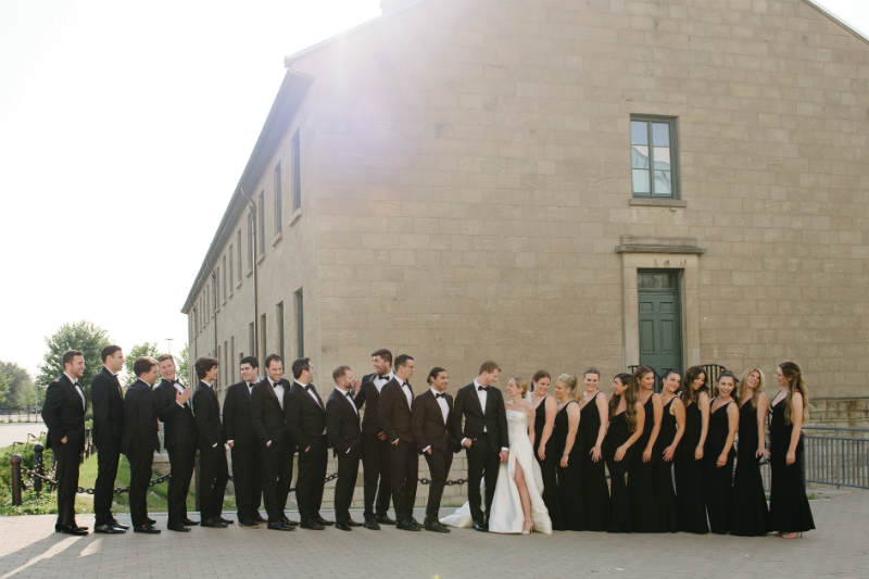 black bridesmaid dresses