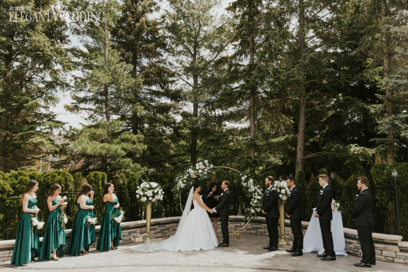 garden wedding ceremony