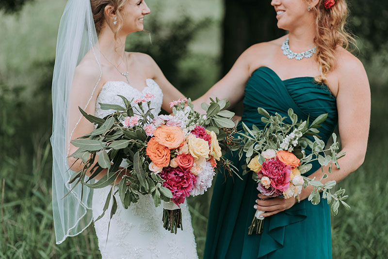 emerald greed bridesmaid dresses