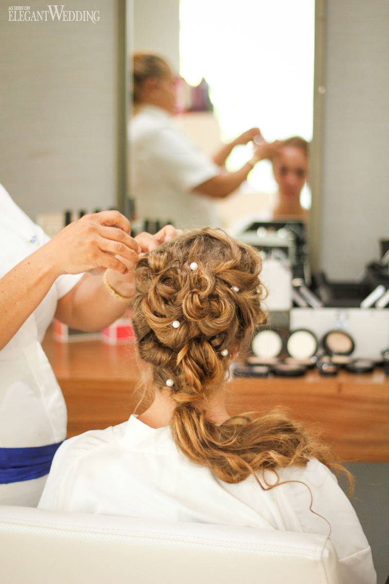 bridal hair