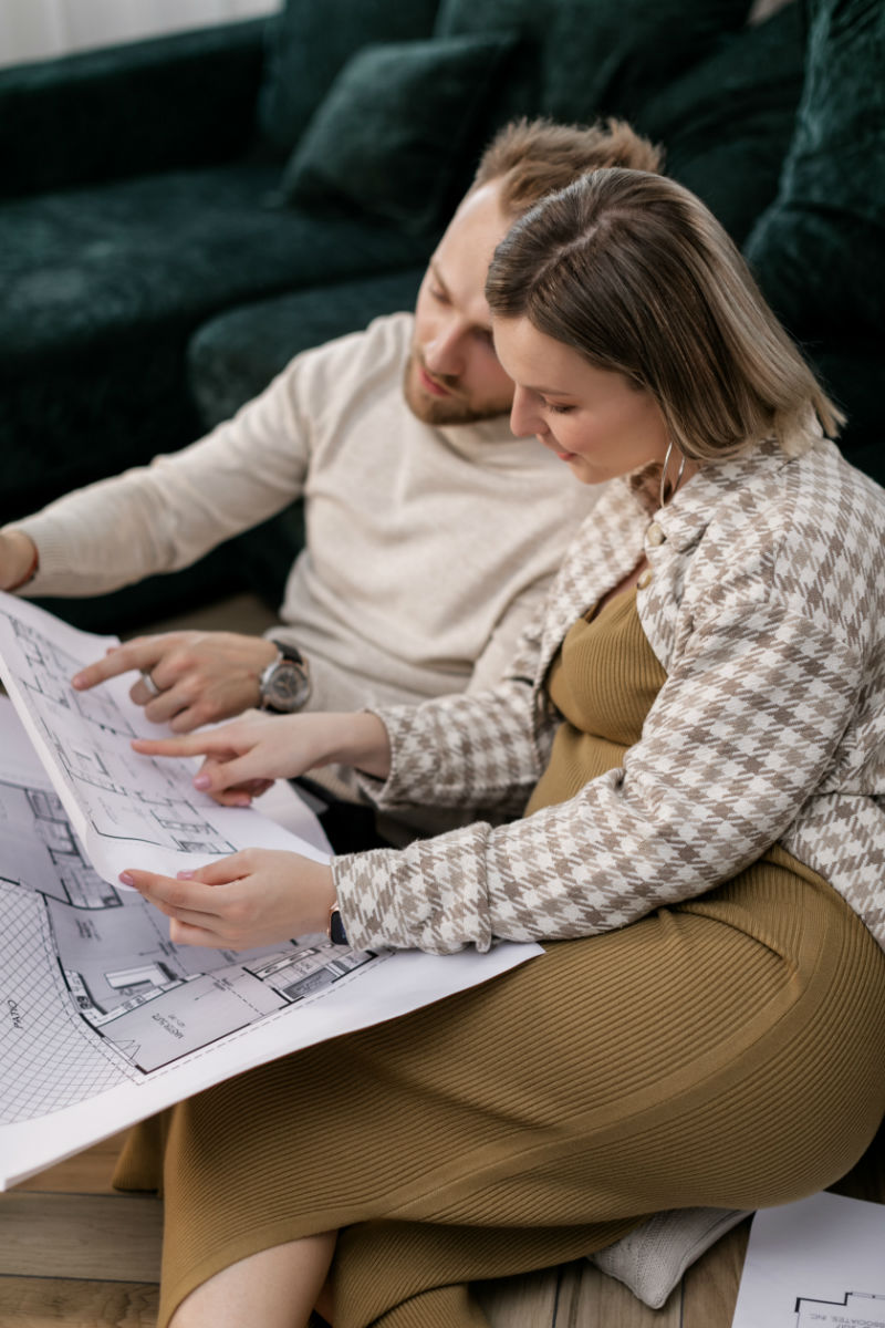 newly wed designing a new home