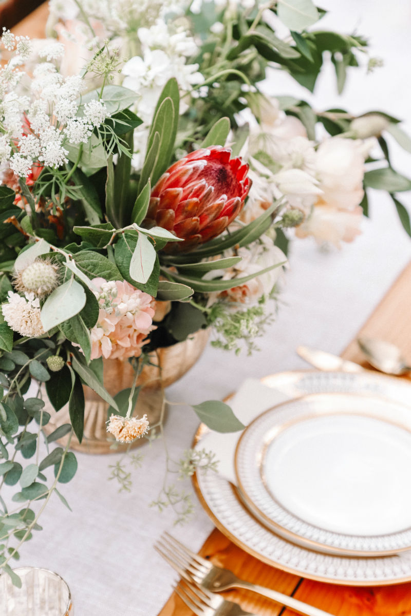 whimsical wedding center piece