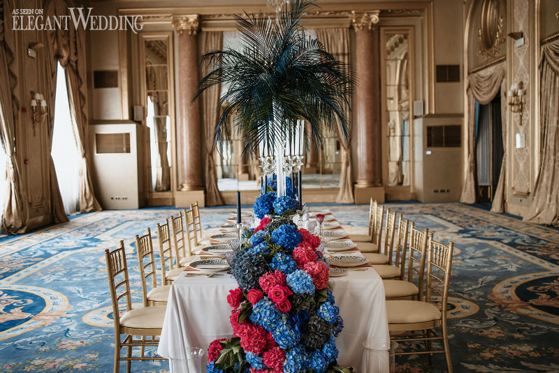 glam wedding table