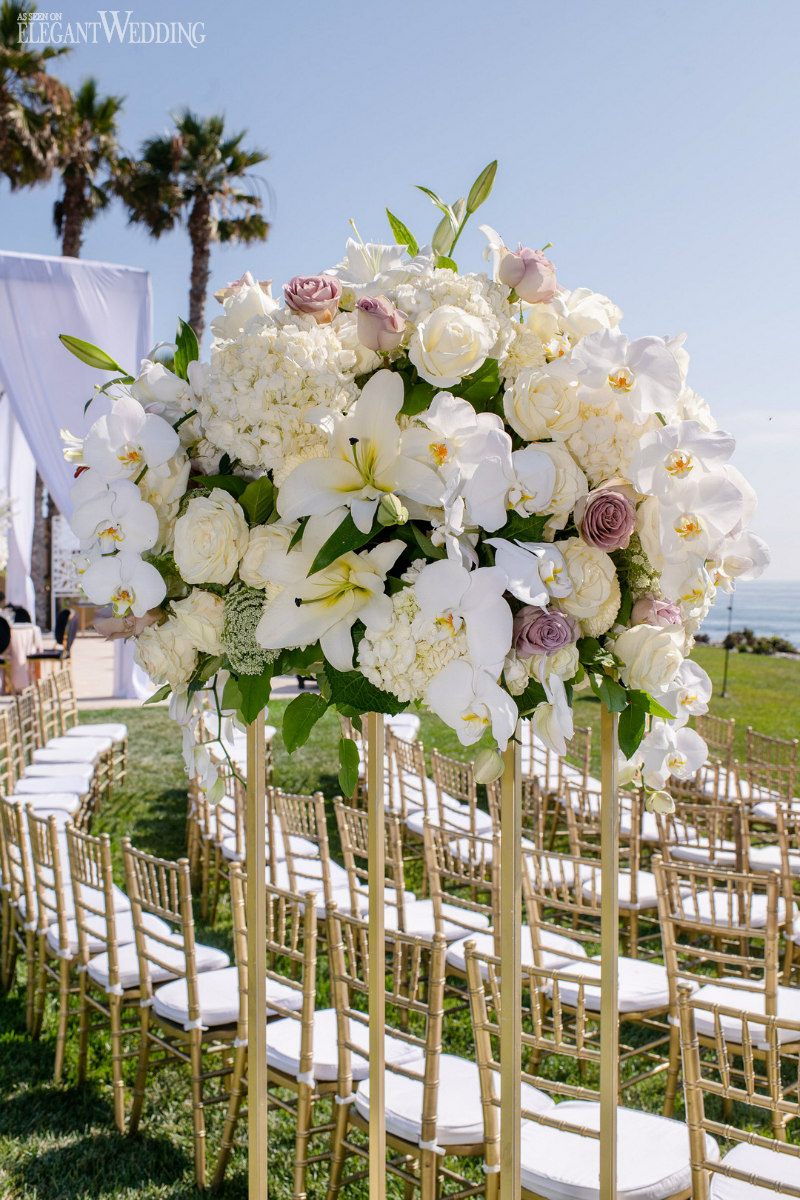 white wedding flowers