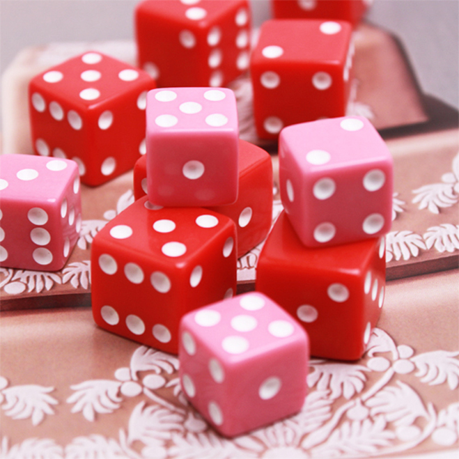 casino dice wedding favors