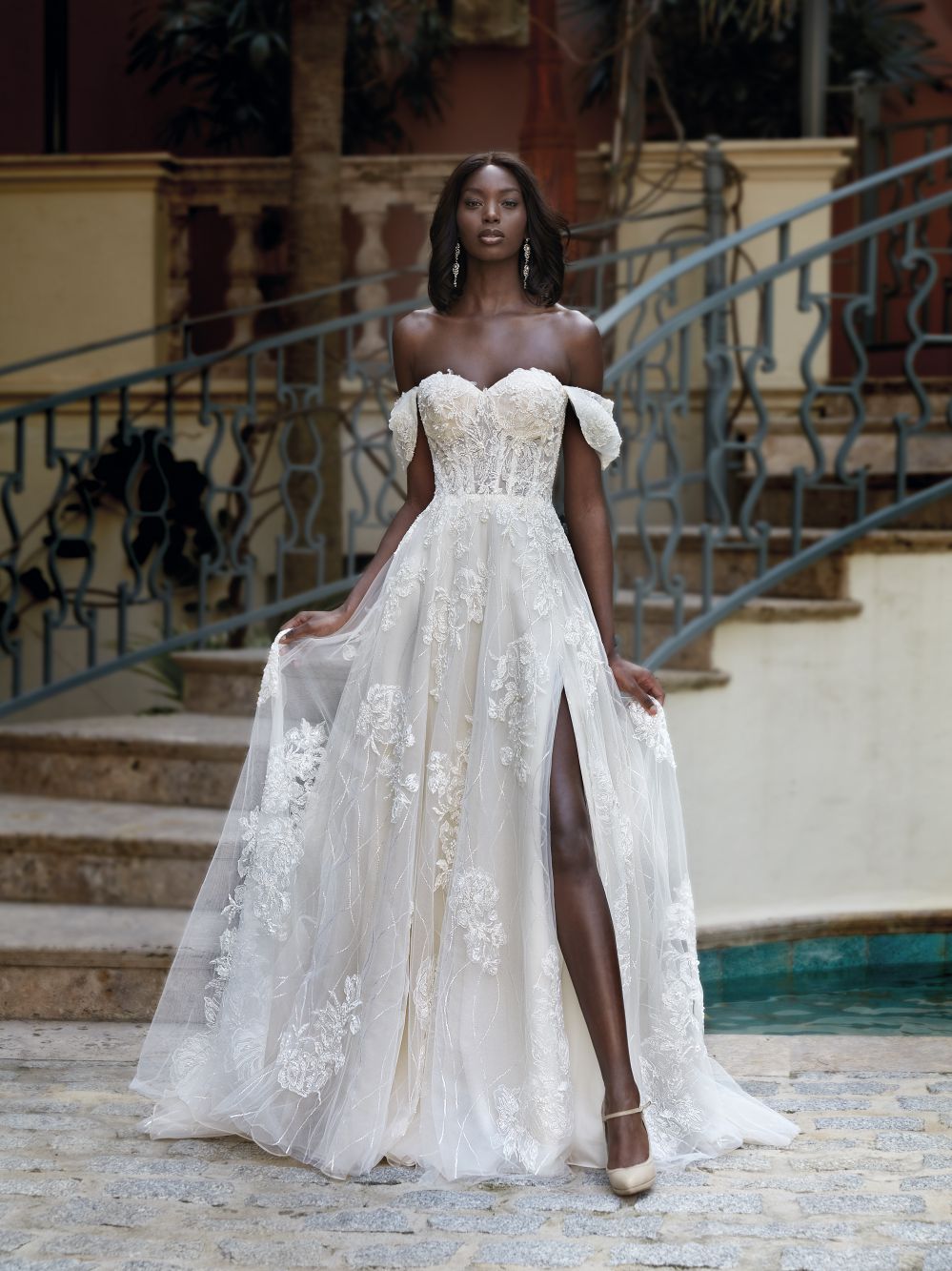 a line wedding dress