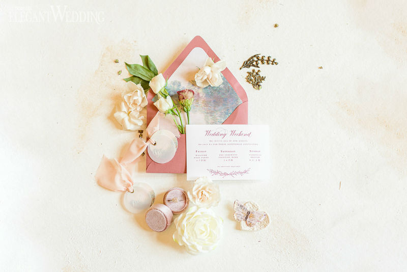 pink wedding invitations