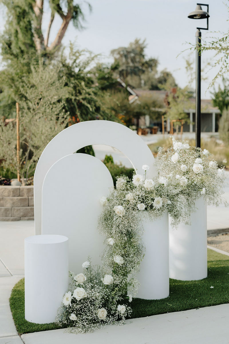 garden wedding ceremony