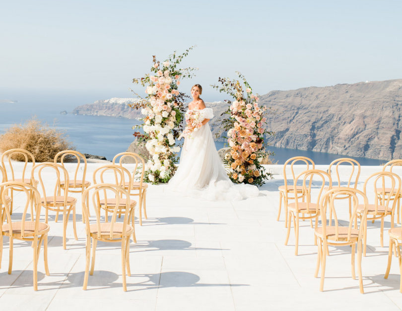 destination wedding in pink hues