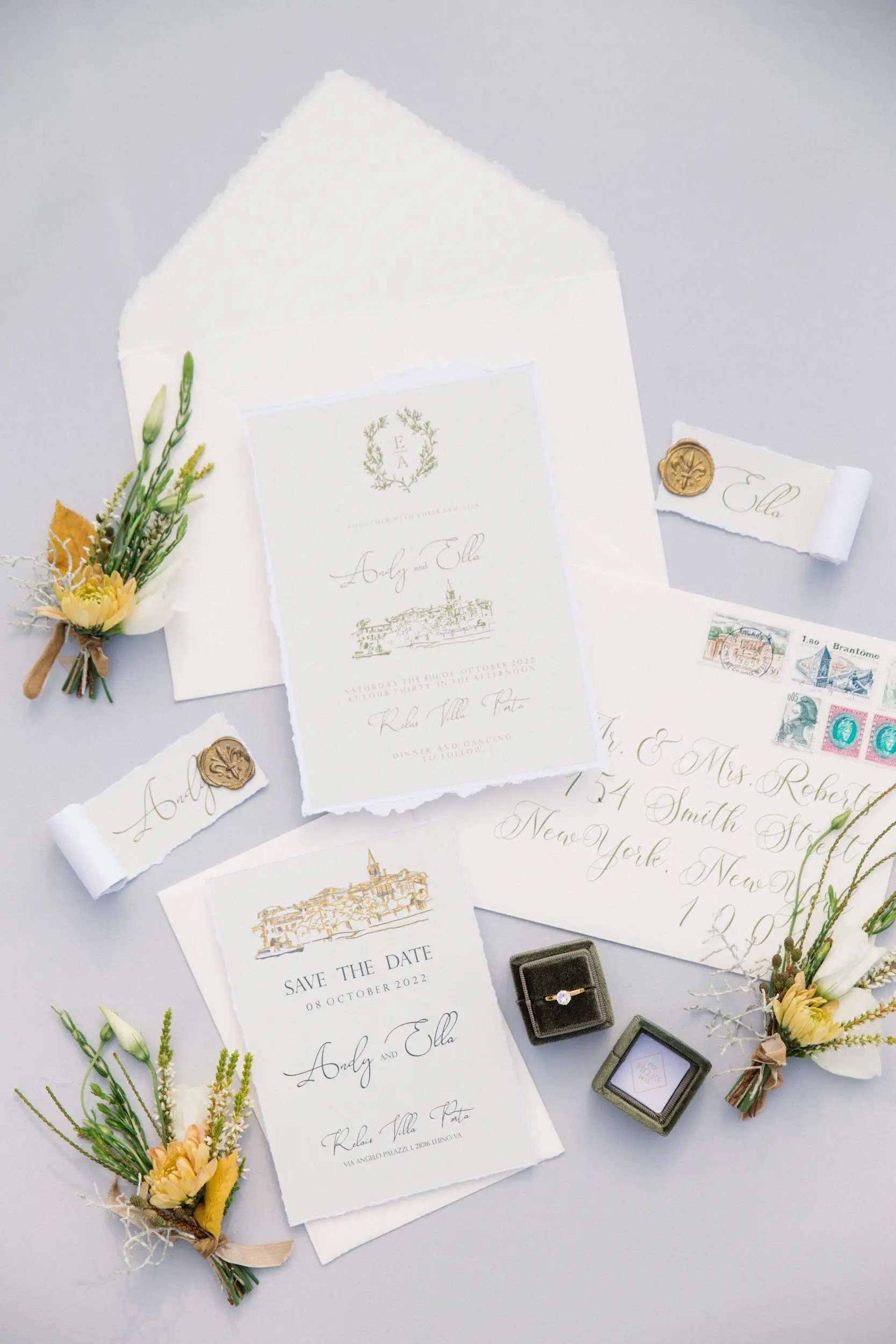 garden wedding invitations