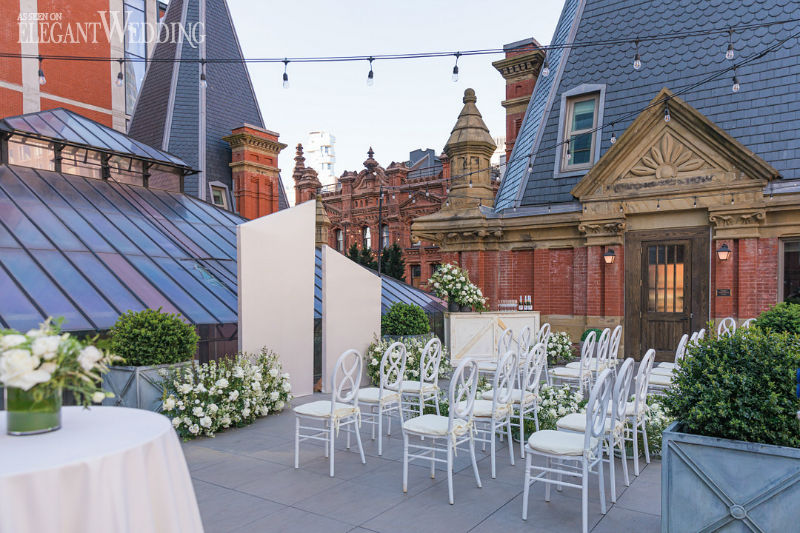 rooftop ceremony