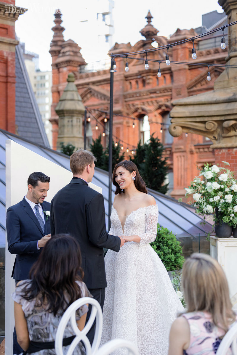 rooftop wedding ceremony