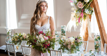 rustic glam wedding theme