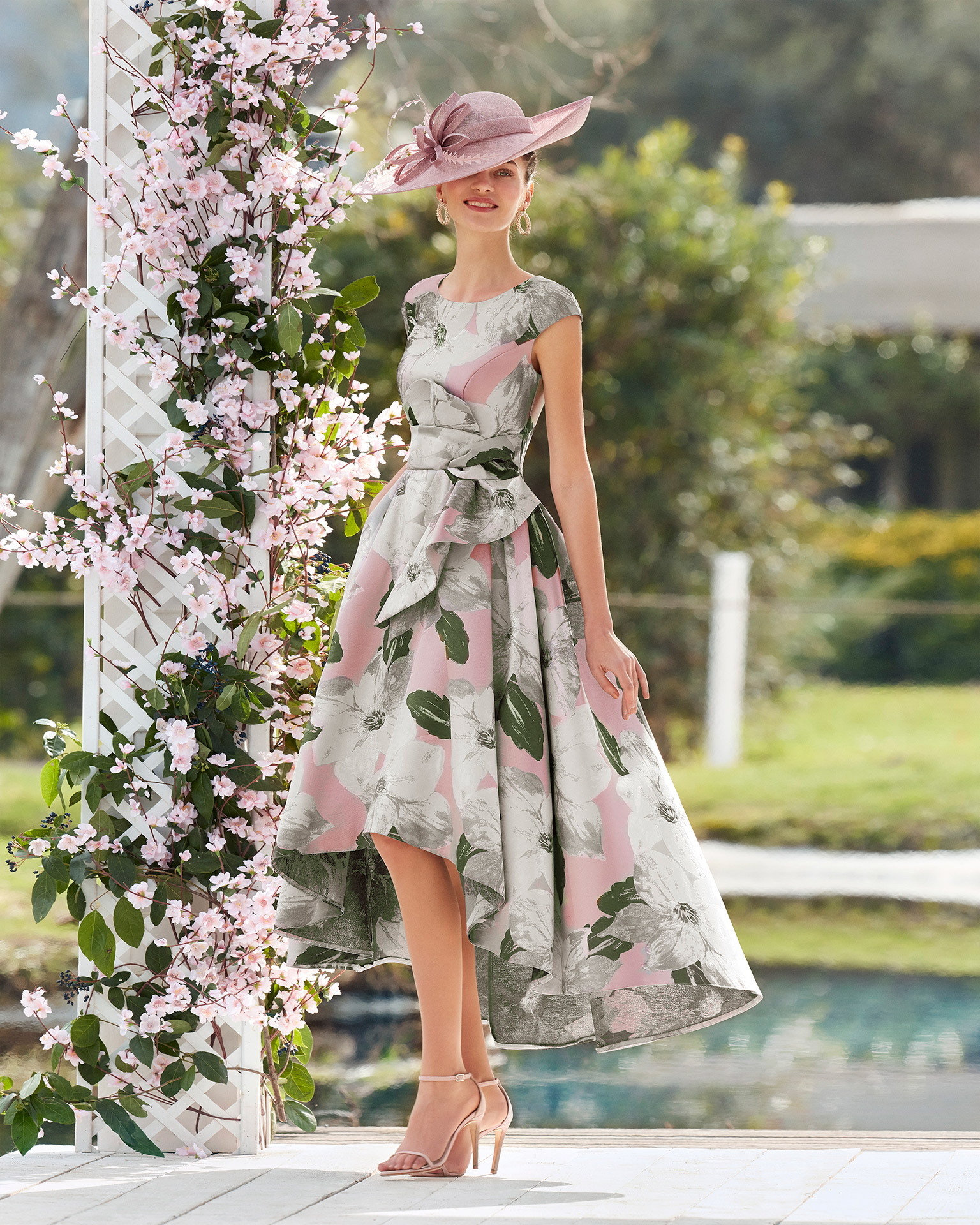 floral mother of the bride dress