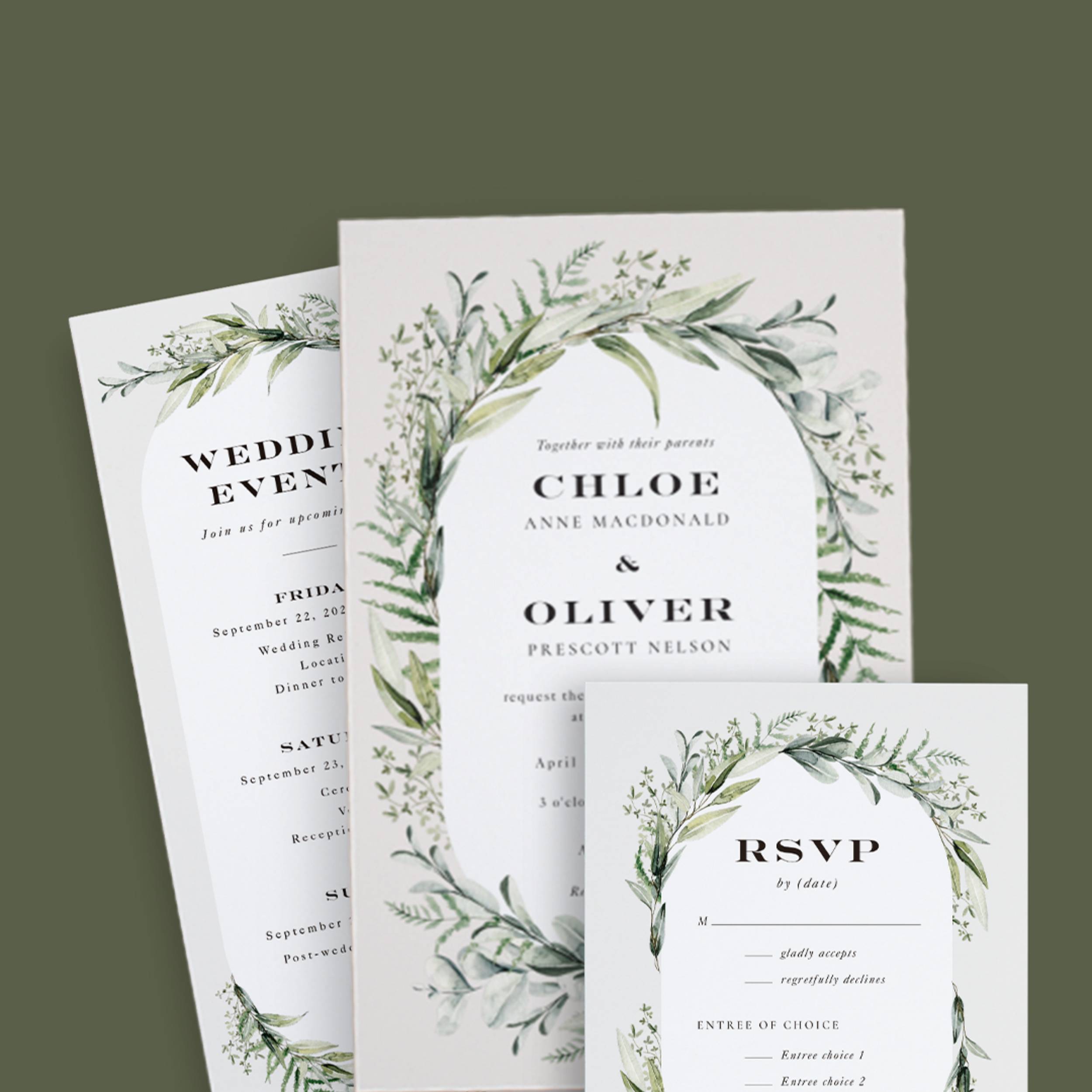 boho wedding invitations