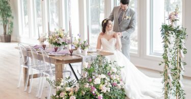 lavender wedding flowers