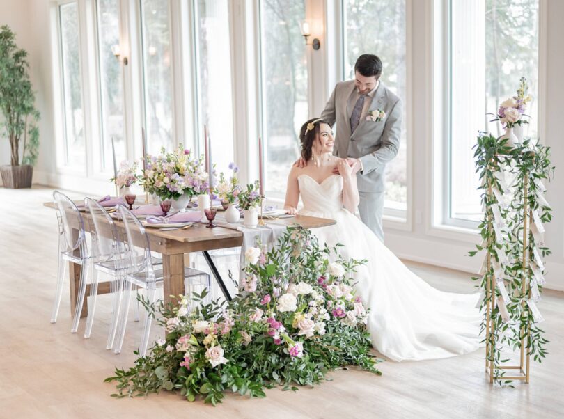 lavender wedding flowers