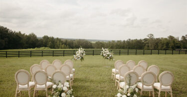 spanish style ceremony decor