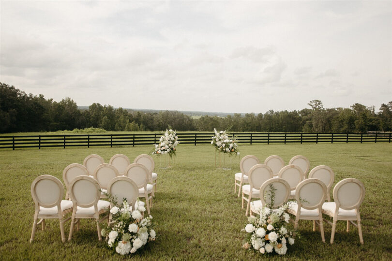 spanish style ceremony decor