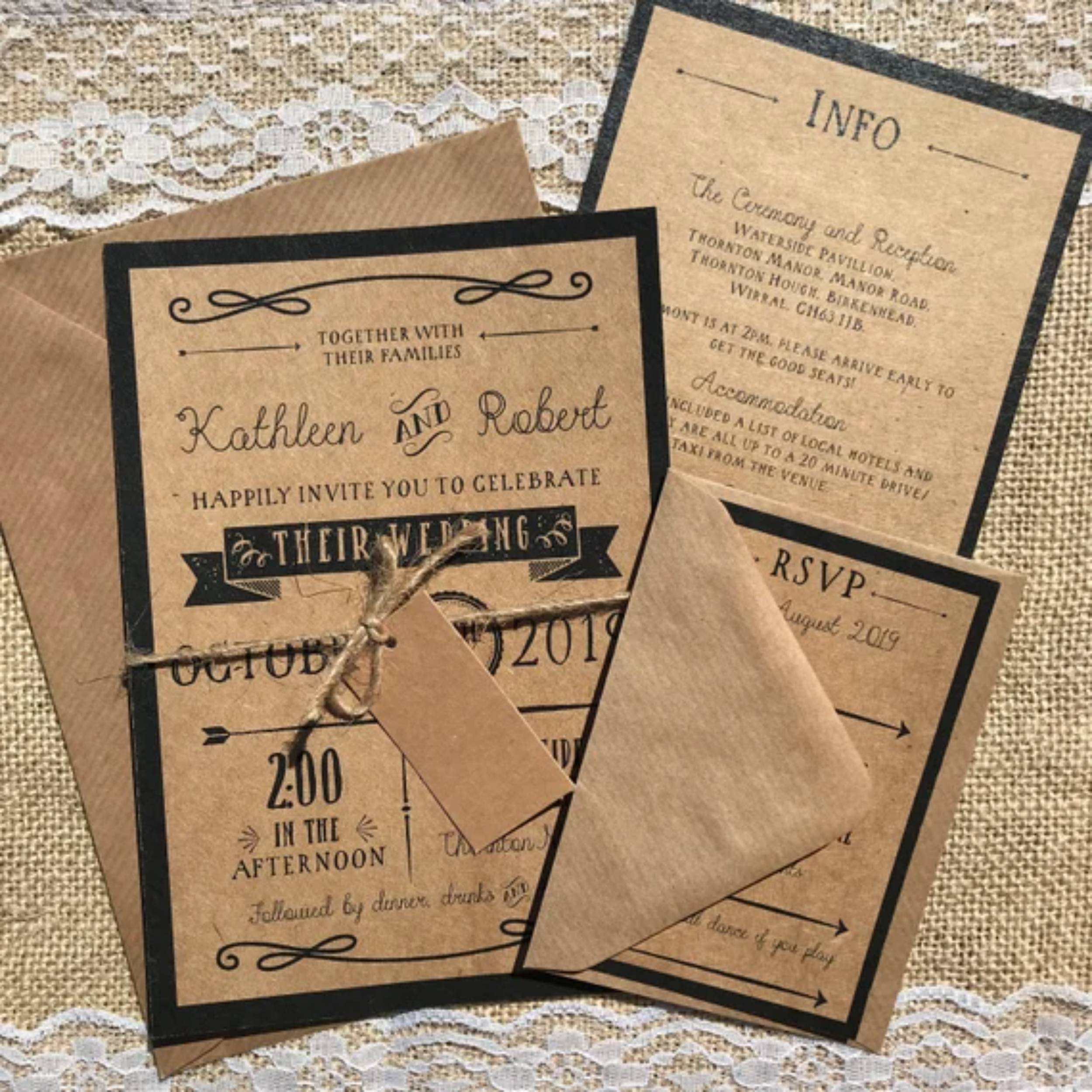 eco wedding invitations