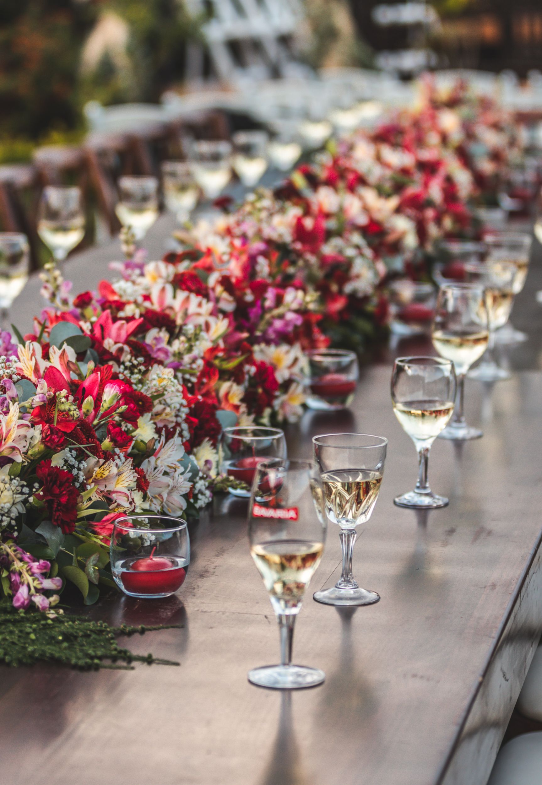 reception flowers