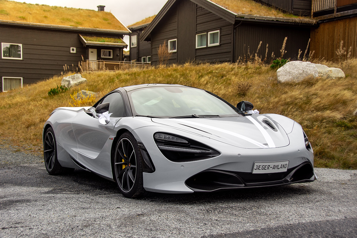 modern wedding car