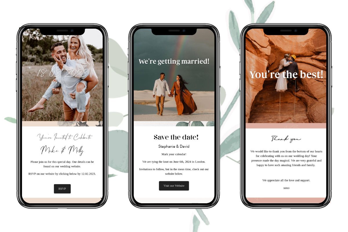 build your wedding website