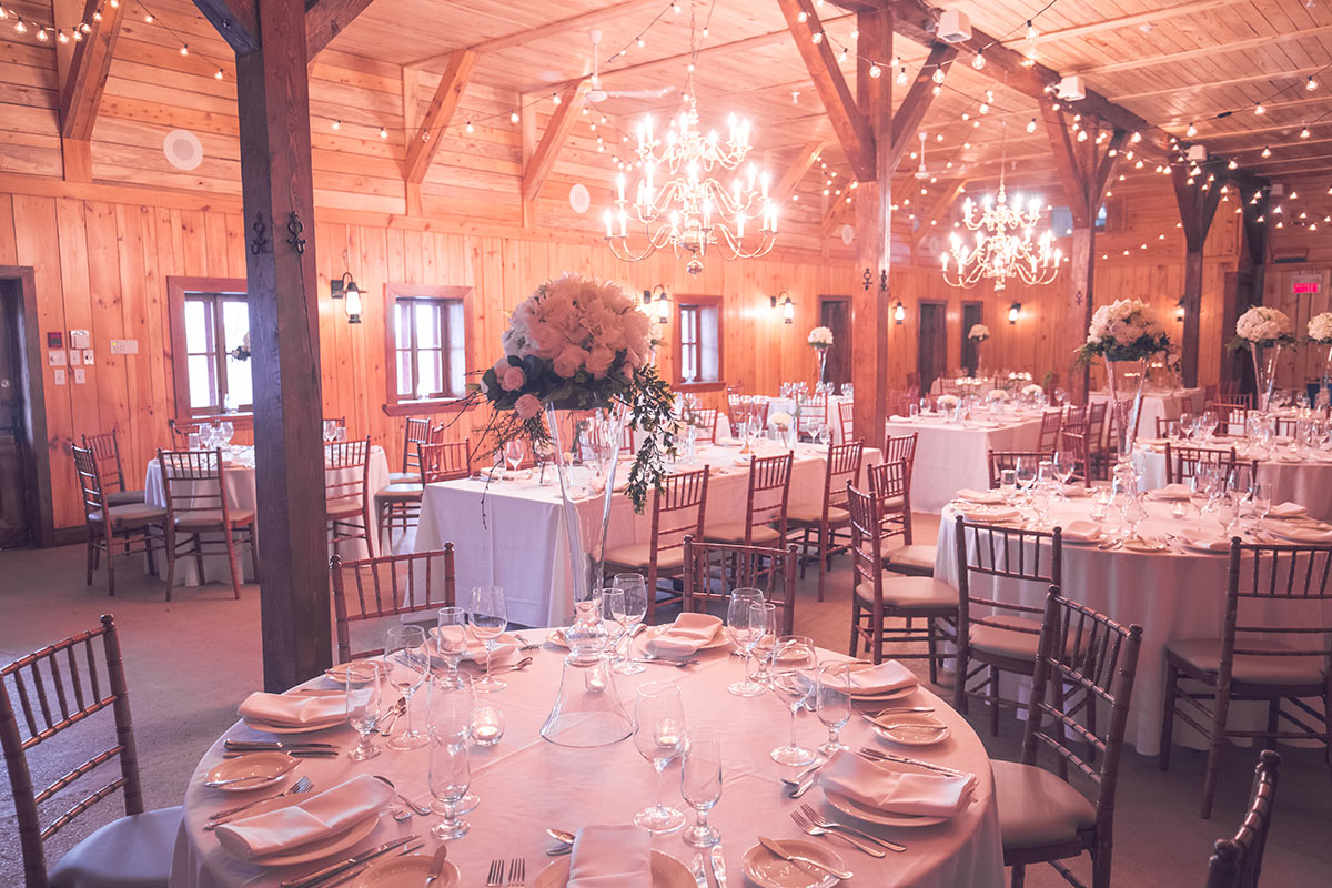 La Seigneurie rustic barn wedding venue