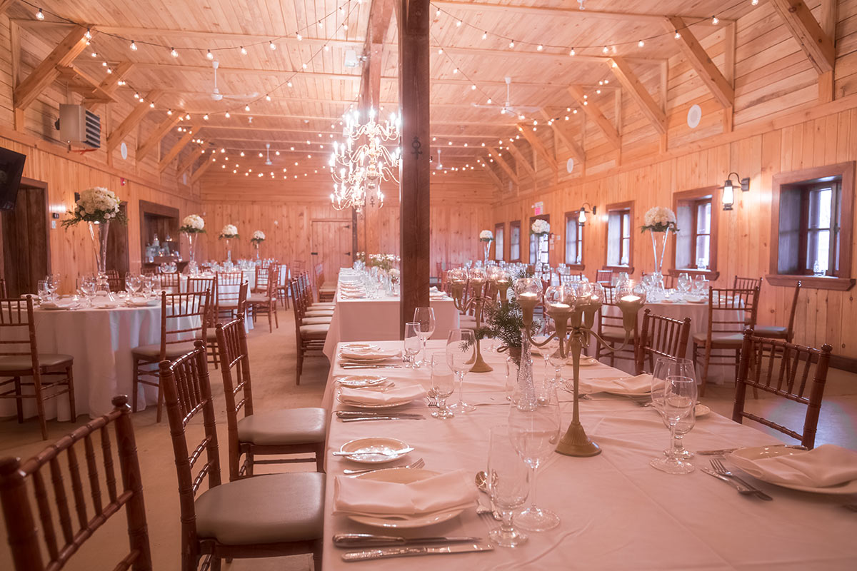 La Seigneurie rustic barn wedding venue