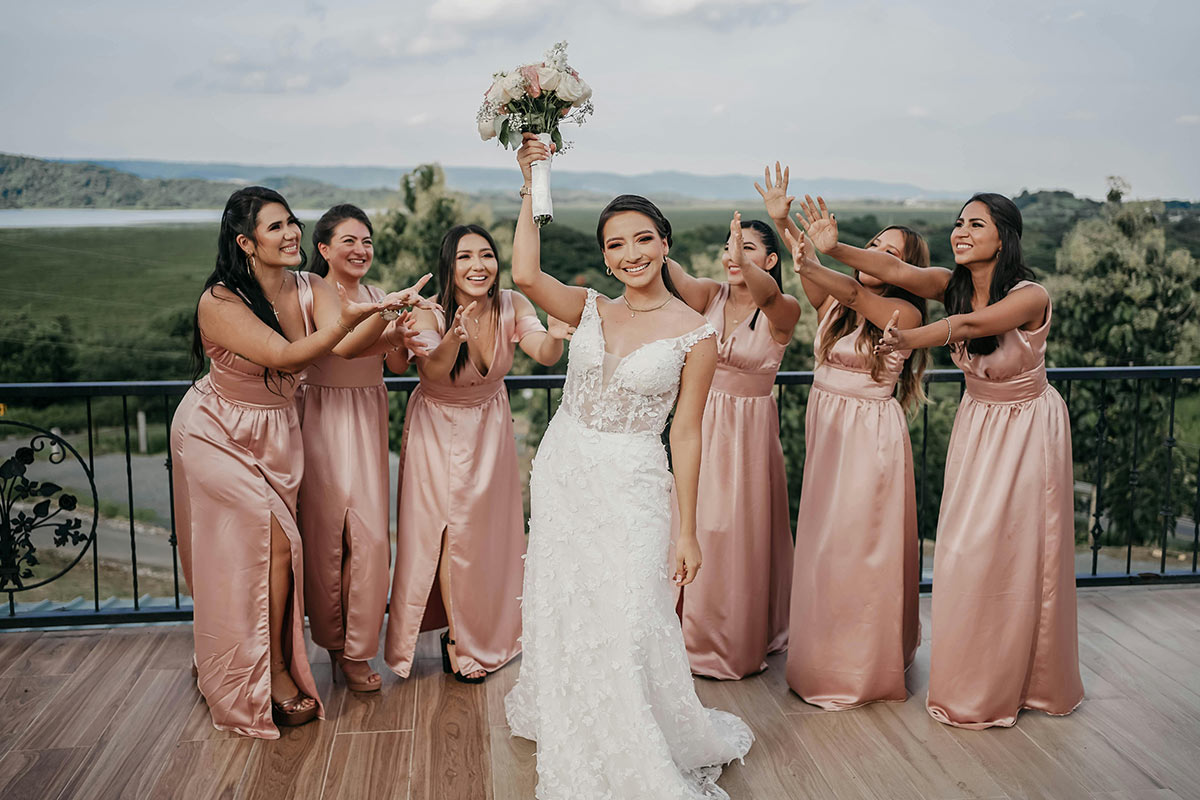 bride and her tribe