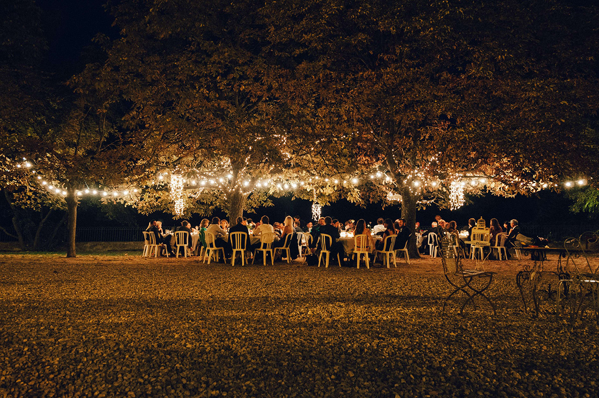 back yard wedding