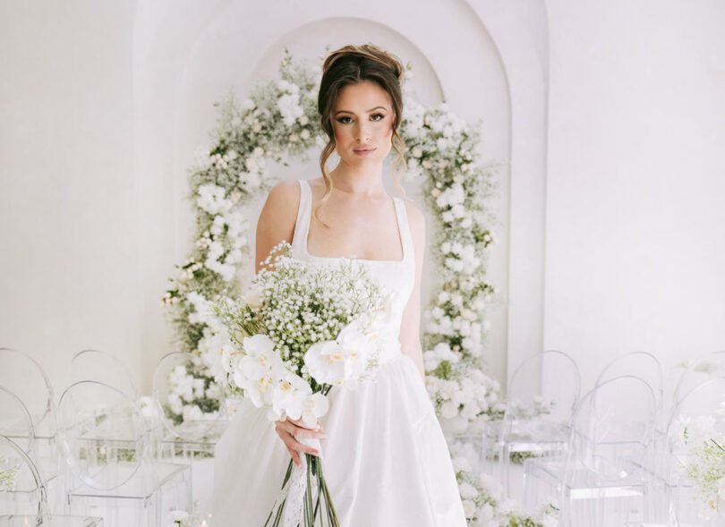 baby's breath bridal bouquet