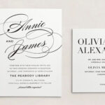 formal wedding invitations with fancy fonts