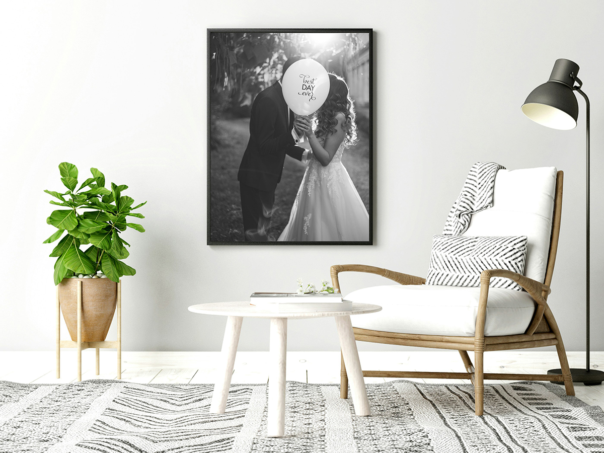 canvas wall art turn your wedding prints into artwork