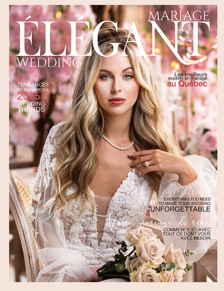 elegant wedding magazine wedding cover