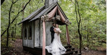 wedding in the woods