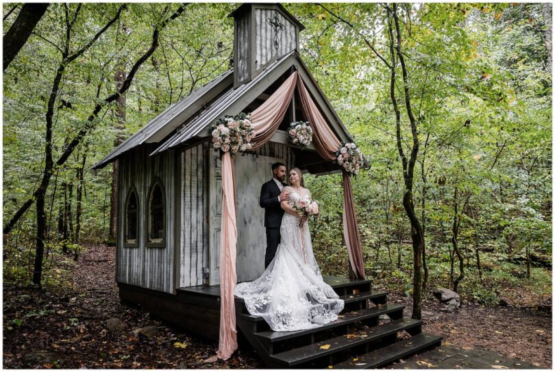 wedding in the woods