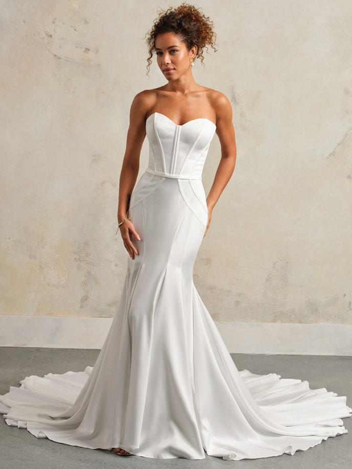 hour glass wedding dress