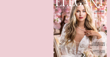 elegant wedding magazine cover