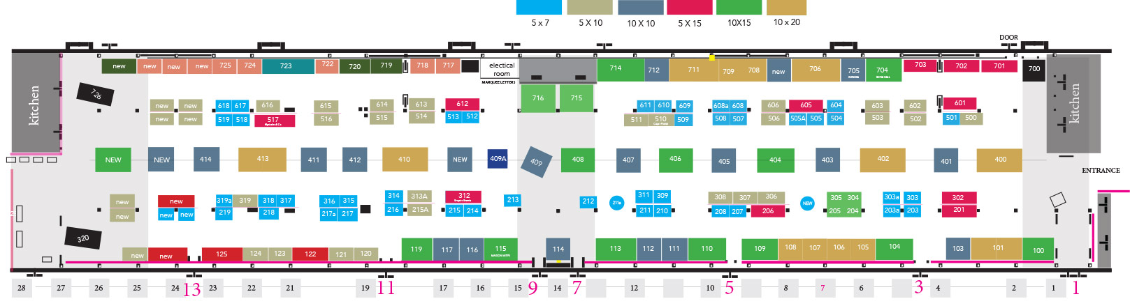 elegant wedding bridal show floor plan