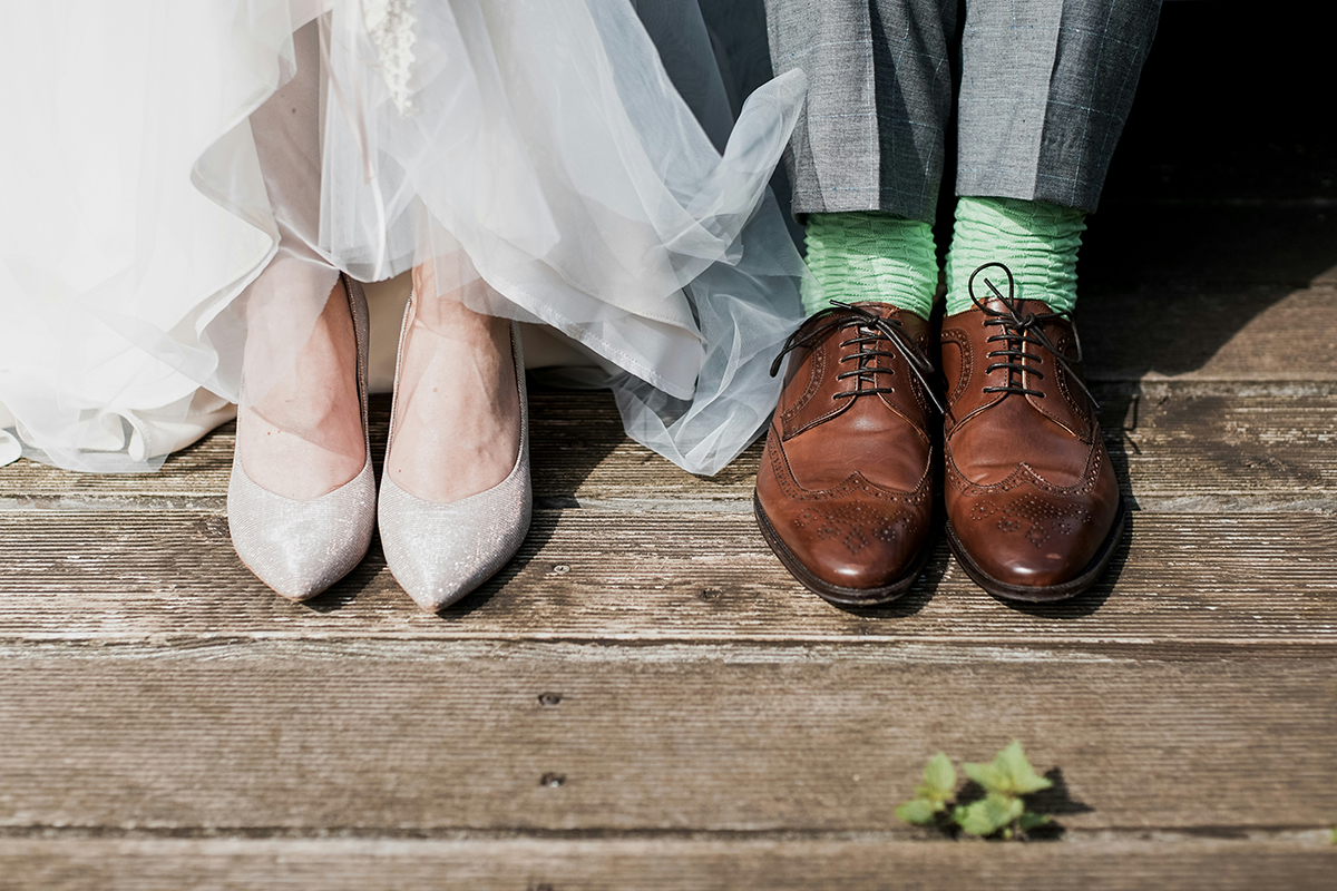 wedding accessories like shoes and veils