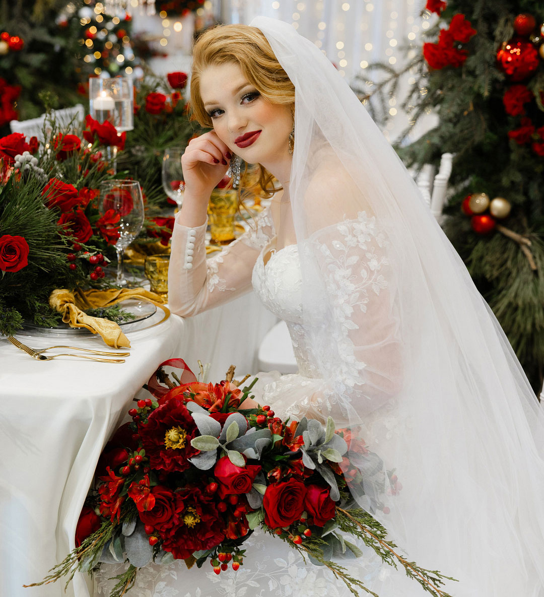 CHRISTMAS WEDDING BRIDE