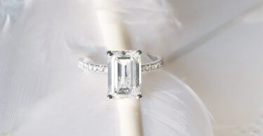 Moissanite Engagement Ring